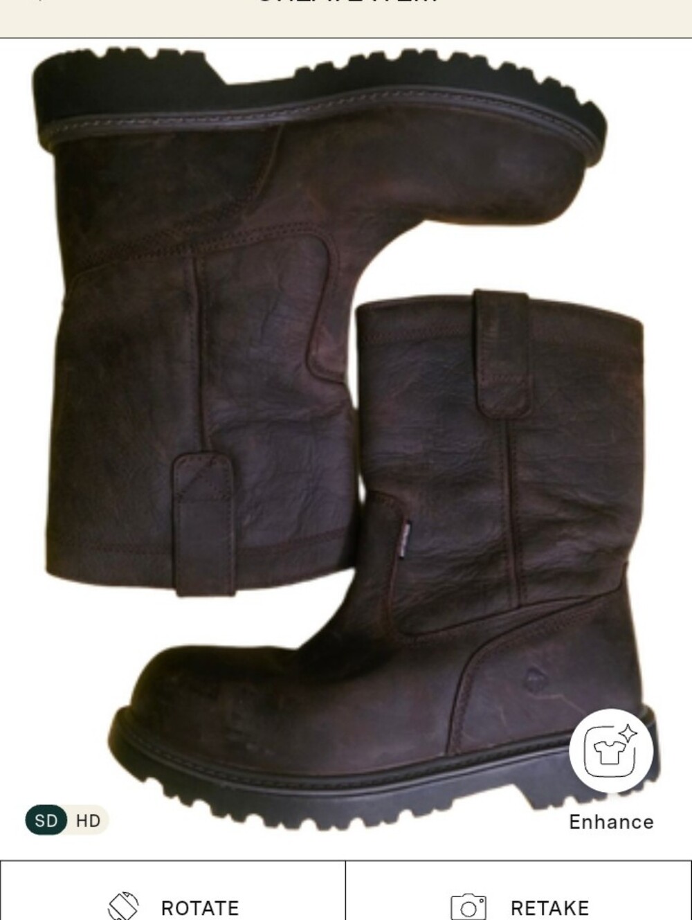 Brek 6" Durashocks Work Boots (Style W10080) Size: Men's USA 11 EW (Extra Wide)